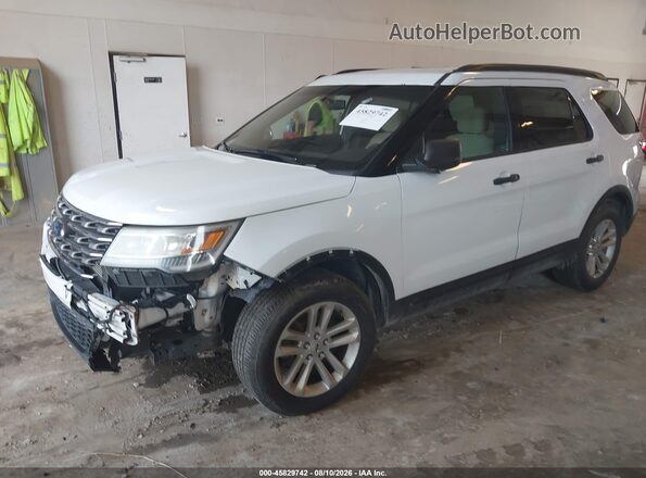 1FM5K7BH5HGA57451 2017 FORD EXPLORER White Передня ліва чверть