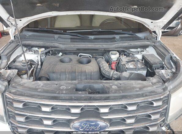 1FM5K7BH5HGA57451 2017 FORD EXPLORER White Вид ззаду
