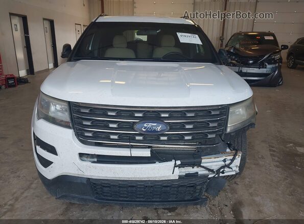 1FM5K7BH5HGA57451 2017 FORD EXPLORER White Вид щитка приладів