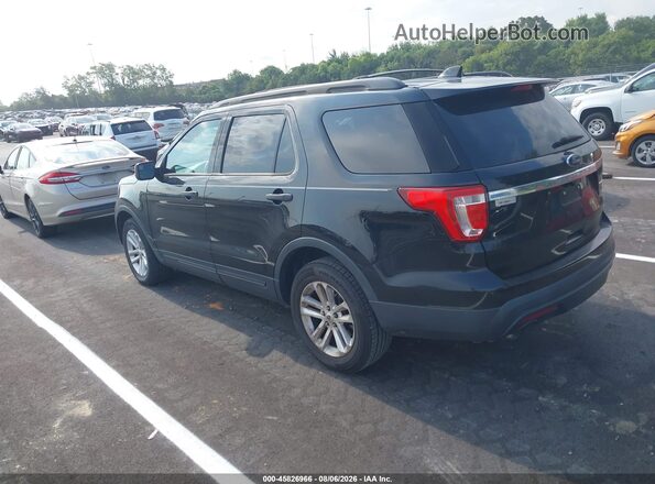 1FM5K7BH6GGD20562 2016 FORD EXPLORER Black Задня ліва чверть