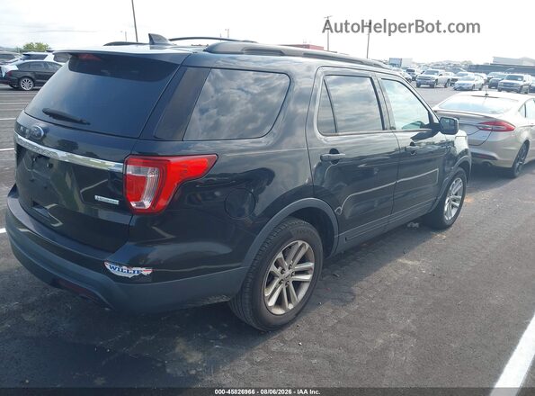 1FM5K7BH6GGD20562 2016 FORD EXPLORER Black Задня права чверть