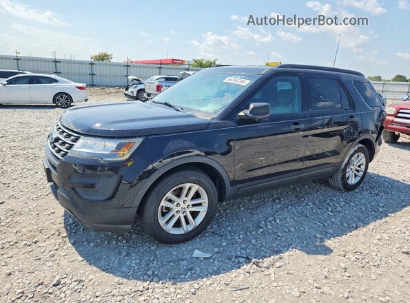 1FM5K7BH6HGD80830 2017 FORD EXPLORER Black უკანა მარცხენა