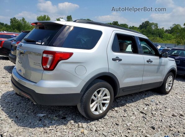 1FM5K7BH8GGC03386 2016 FORD EXPLORER Серебряный Задняя правая четверть