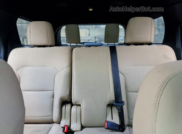 1FM5K7BH8GGC03386 2016 FORD EXPLORER Серебряный Вид задних сидений