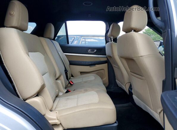 1FM5K7BH8GGC03386 2016 FORD EXPLORER Серебряный Вид задней части салона