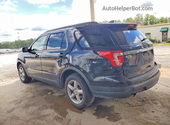 1FM5K7BHXKGA48848 2019 FORD EXPLORER Black Trasero izquierdo