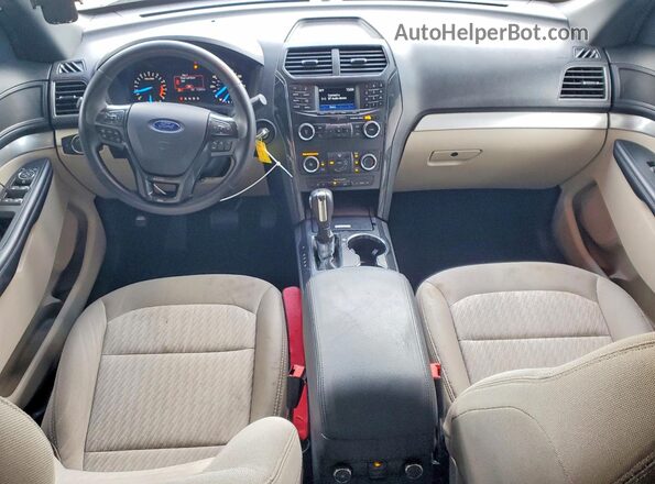 1FM5K7BHXKGA48848 2019 FORD EXPLORER Black Vista del salpicadero