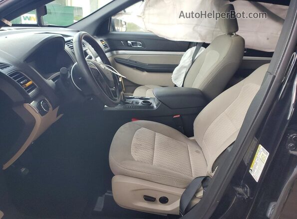 1FM5K7BHXKGA48848 2019 FORD EXPLORER Black Vista interior delantera