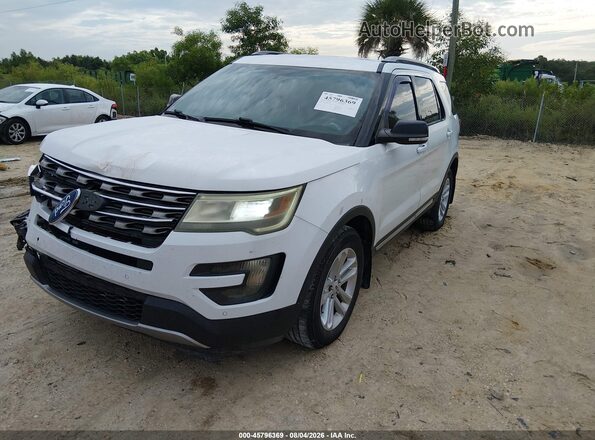 1FM5K7D80GGA23123 2016 FORD EXPLORER White Vista tres cuartos delantera izquierda