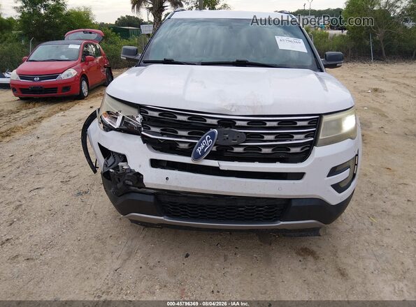1FM5K7D80GGA23123 2016 FORD EXPLORER White Vista frontal