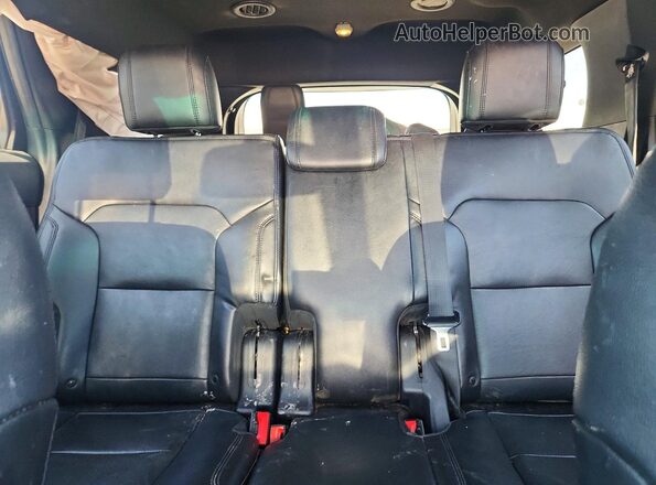 1FM5K7D80GGC34645 2016 FORD EXPLORER Red Հետևի նստատեղերի տեսք