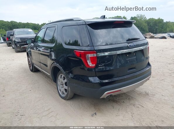 1FM5K7D80HGC55917 2017 FORD EXPLORER Черный Задняя левая четверть