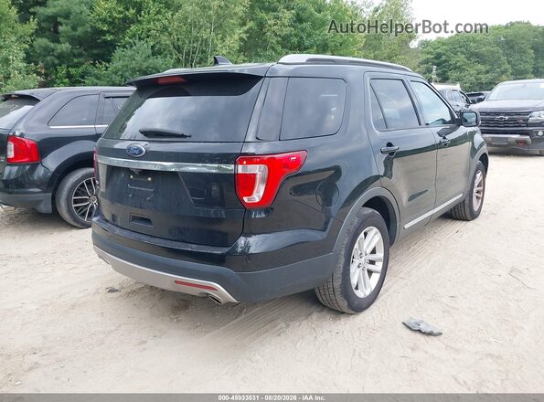 1FM5K7D80HGC55917 2017 FORD EXPLORER Черный Задняя правая четверть