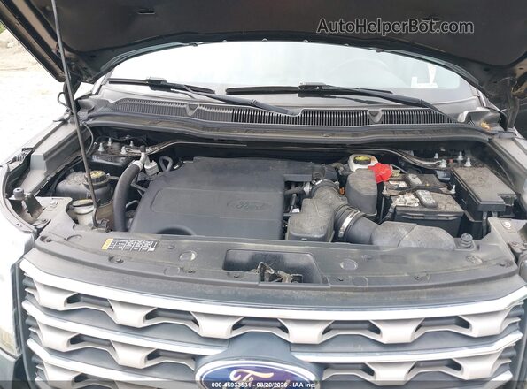 1FM5K7D80HGC55917 2017 FORD EXPLORER Черный Вид сзади