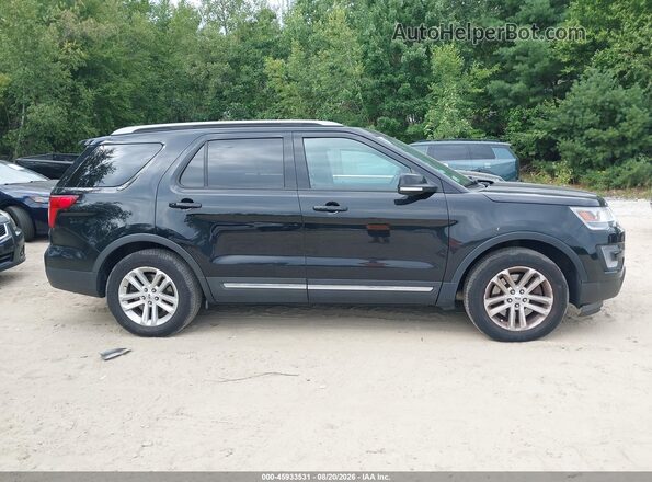 1FM5K7D80HGC55917 2017 FORD EXPLORER Черный Вид задней части салона