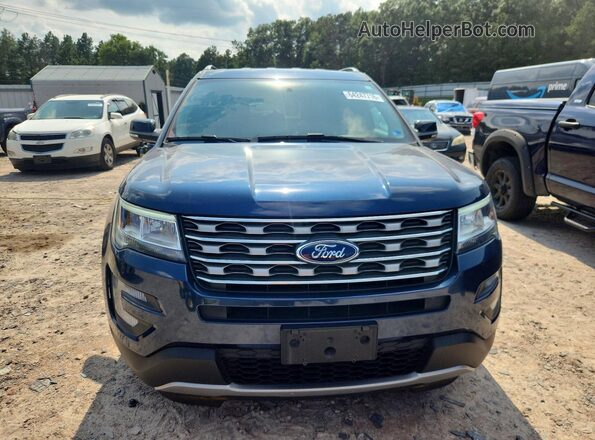 1FM5K7D80HGD36805 2017 FORD EXPLORER Blue Widok z przodu