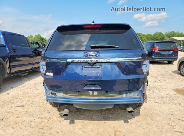 1FM5K7D80HGD36805 2017 FORD EXPLORER Blue Widok z tyłu