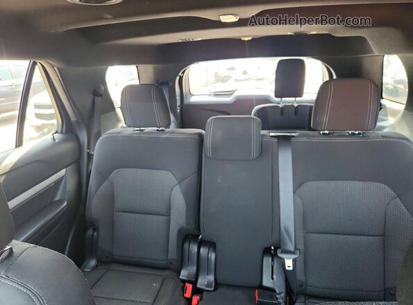 1FM5K7D80HGD36805 2017 FORD EXPLORER Blue Widok tylnych siedzeń