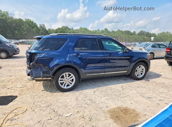 1FM5K7D80HGD36805 2017 FORD EXPLORER Blue Tył prawy
