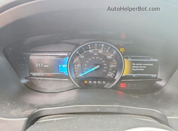 1FM5K7D80JGA58963 2018 FORD EXPLORER Black ხელსაწყოთა პანელის ხედი