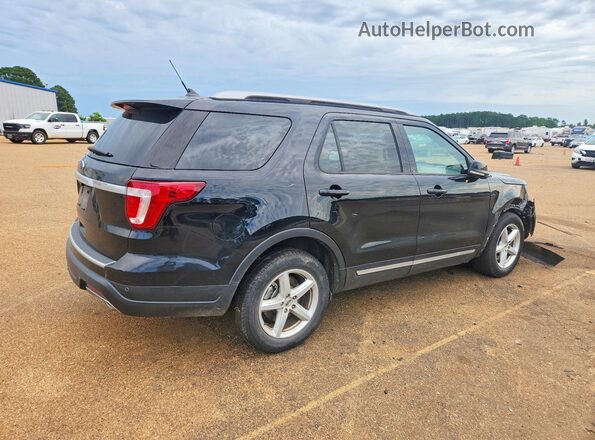 1FM5K7D80JGA58963 2018 FORD EXPLORER Black უკანა მარჯვენა