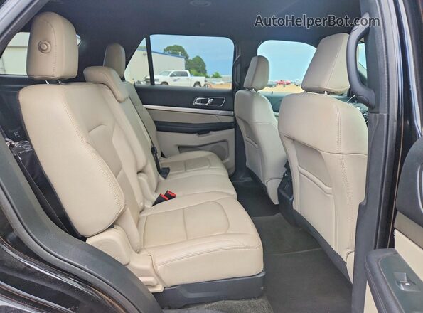 1FM5K7D80JGA58963 2018 FORD EXPLORER Black უკანა სალონის ხედი
