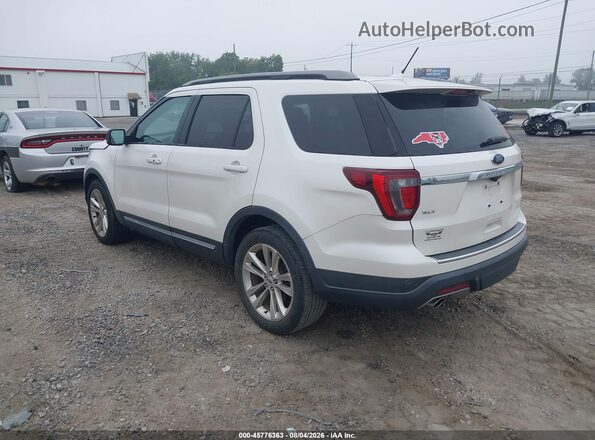 1FM5K7D80JGA87380 2018 FORD EXPLORER White Trasero izquierdo