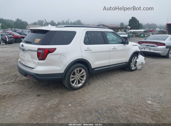 1FM5K7D80JGA87380 2018 FORD EXPLORER White Trasero derecho