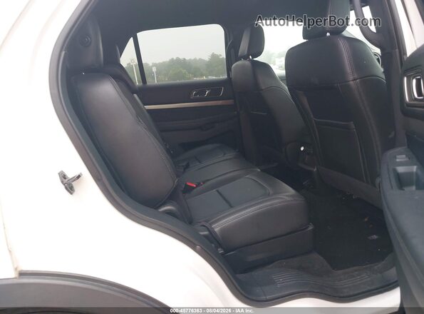1FM5K7D80JGA87380 2018 FORD EXPLORER White Vista de la etiqueta del VIN