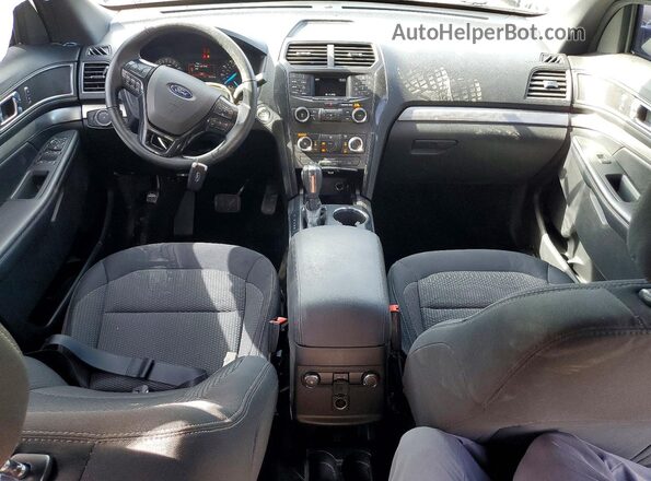 1FM5K7D80JGA95608 2018 FORD EXPLORER White წინა პანელის ხედი