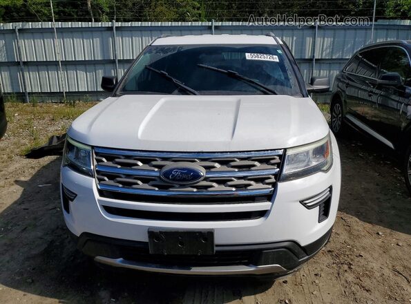 1FM5K7D80JGA95608 2018 FORD EXPLORER White წინა ხედი