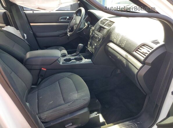 1FM5K7D80JGA95608 2018 FORD EXPLORER White წინა სალონის ხედი