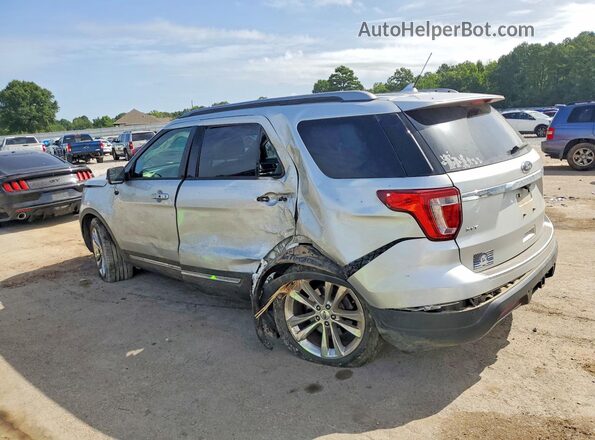 1FM5K7D80JGC80919 2018 FORD EXPLORER Silver Trasero izquierdo