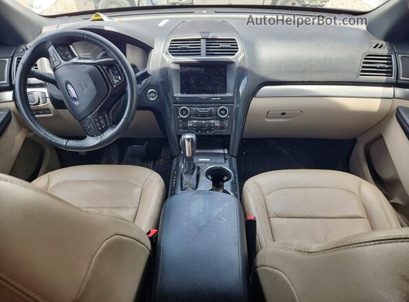 1FM5K7D80JGC80919 2018 FORD EXPLORER Silver Vista del salpicadero