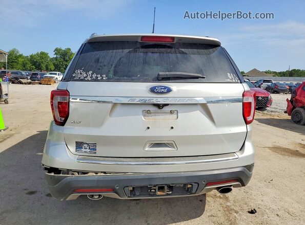 1FM5K7D80JGC80919 2018 FORD EXPLORER Silver Vista trasera