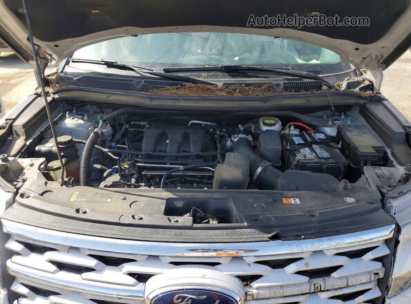1FM5K7D80JGC80919 2018 FORD EXPLORER Silver Vista del compartimento del motor