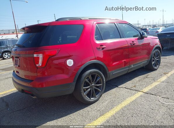 1FM5K7D80KGA09408 2019 FORD EXPLORER Maroon Rear right