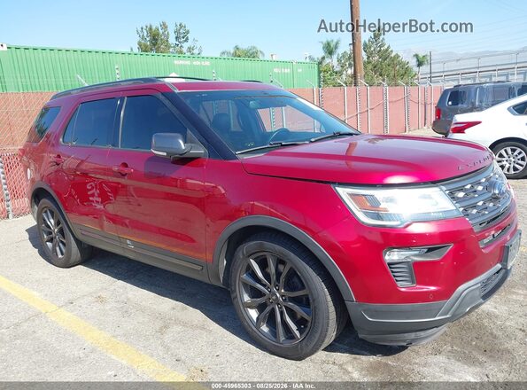 1FM5K7D80KGA09408 2019 FORD EXPLORER Maroon 