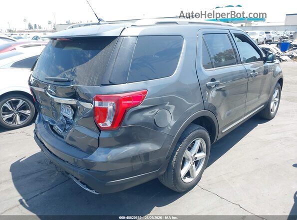 1FM5K7D80KGB08651 2019 FORD EXPLORER Серый Задняя правая четверть
