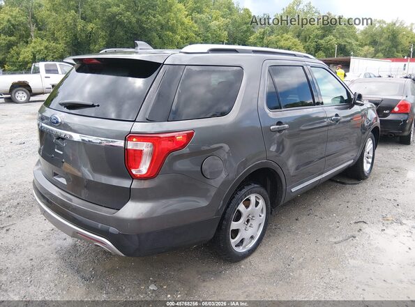 1FM5K7D81GGA32980 2016 FORD EXPLORER Gray Tył prawy