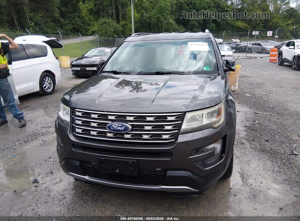 1FM5K7D81GGA32980 2016 FORD EXPLORER Gray Widok zestawu wskaźników