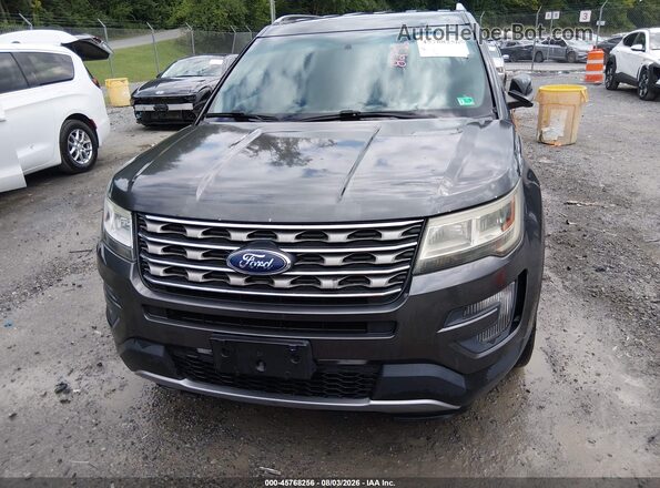 1FM5K7D81GGA32980 2016 FORD EXPLORER Gray Widok z przodu