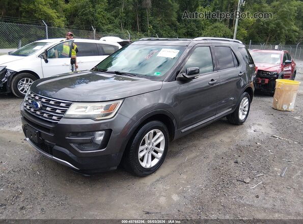 1FM5K7D81GGA32980 2016 FORD EXPLORER Gray Przód lewy