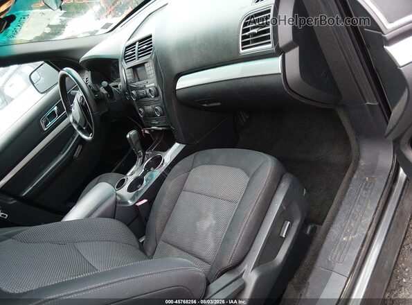 1FM5K7D81GGA32980 2016 FORD EXPLORER Gray Widok wnętrza z przodu