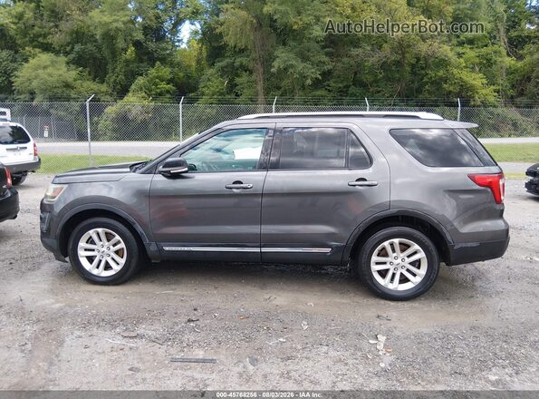 1FM5K7D81GGA32980 2016 FORD EXPLORER Gray Widok wnętrza 360 stopni
