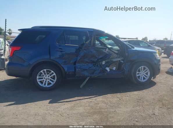 1FM5K7D81GGD14441 2016 FORD EXPLORER Синий Вид спереди