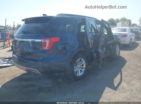 1FM5K7D81GGD14441 2016 FORD EXPLORER Синий Задняя правая четверть