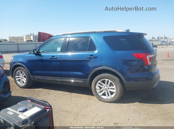 1FM5K7D81GGD14441 2016 FORD EXPLORER Синий Панорамный вид салона 360°