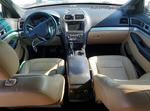 1FM5K7D81GGD28551 2016 FORD EXPLORER Blue Widok deski rozdzielczej