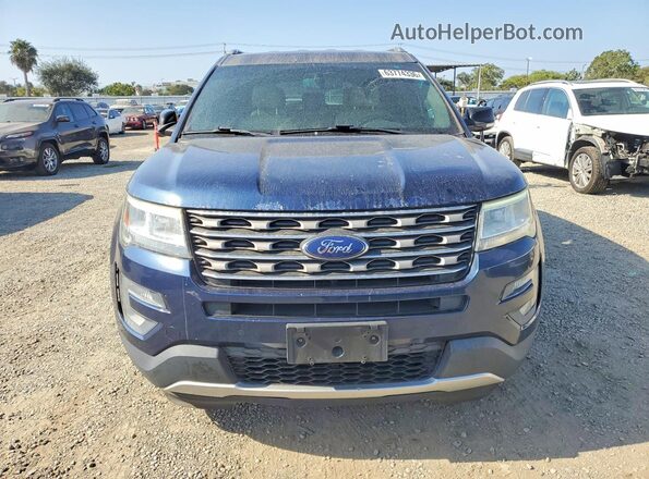 1FM5K7D81GGD28551 2016 FORD EXPLORER Blue Widok z przodu